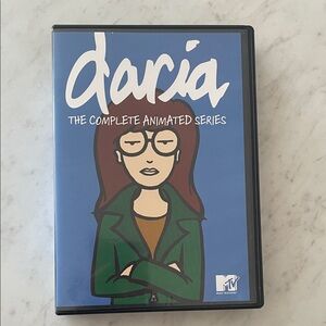 MTV Daria Animated Series DVD with Blue and Green Cover